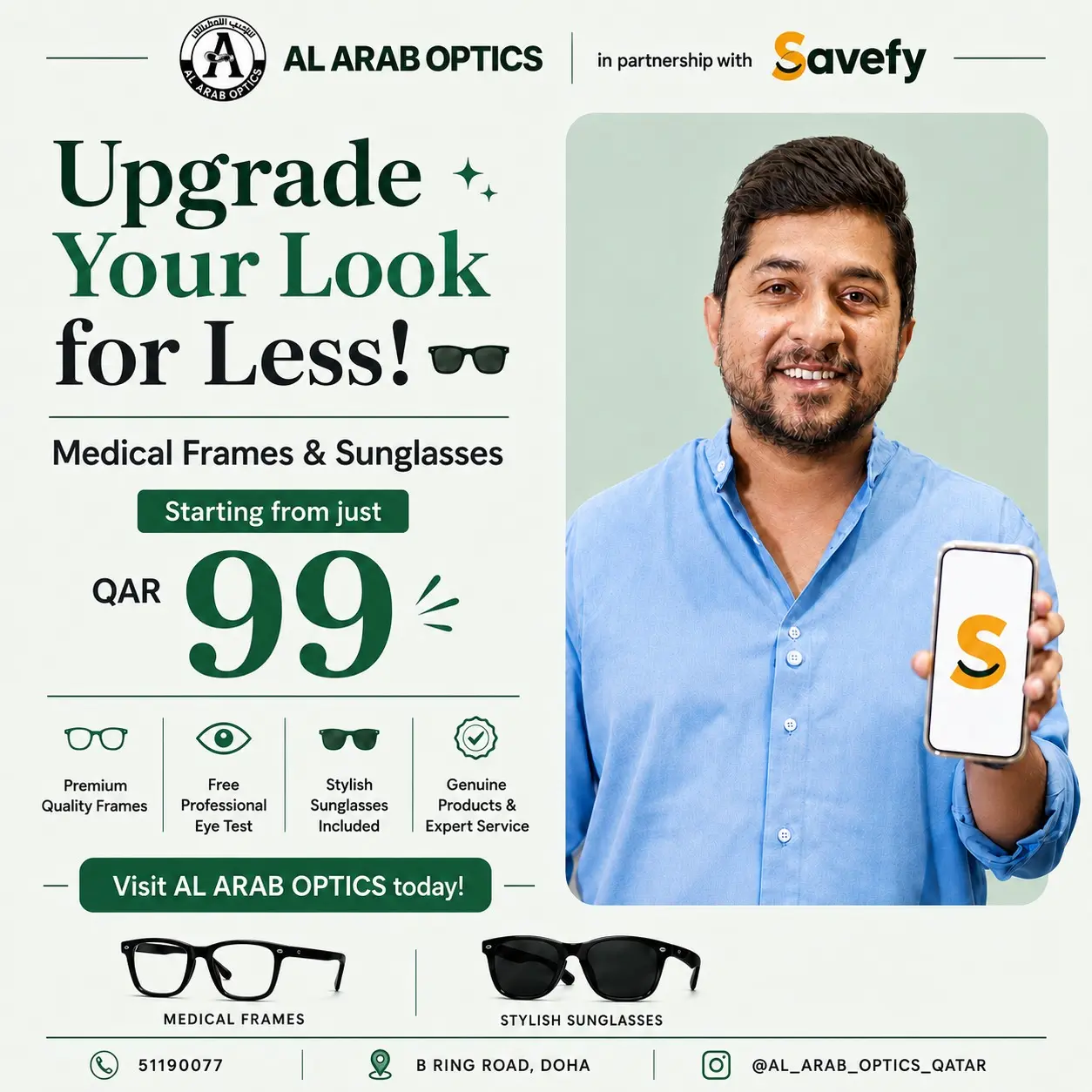 Upgrade your vision and style with our exclusive Buy One, Get One Free deal! 👓✨