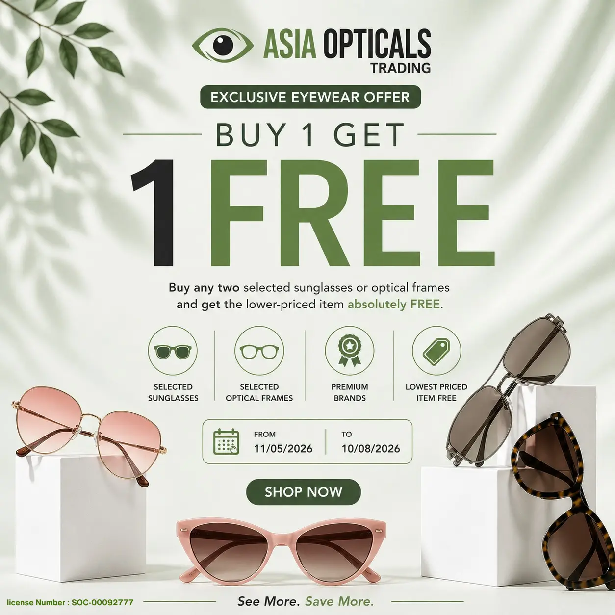 Exclusive Eyewear Offer – Buy 1 Get 1 Free ⭐👓