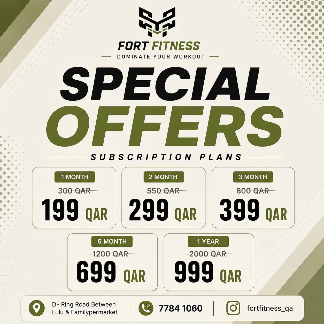 Special Membership Offers | Fort Fitness 💪
