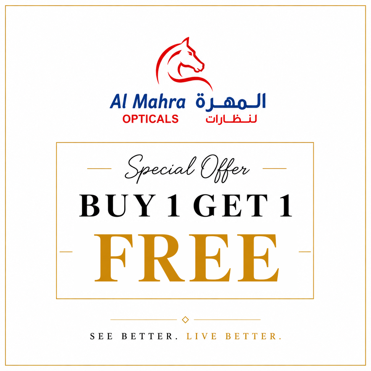 BUY 1 GET 1 FREE