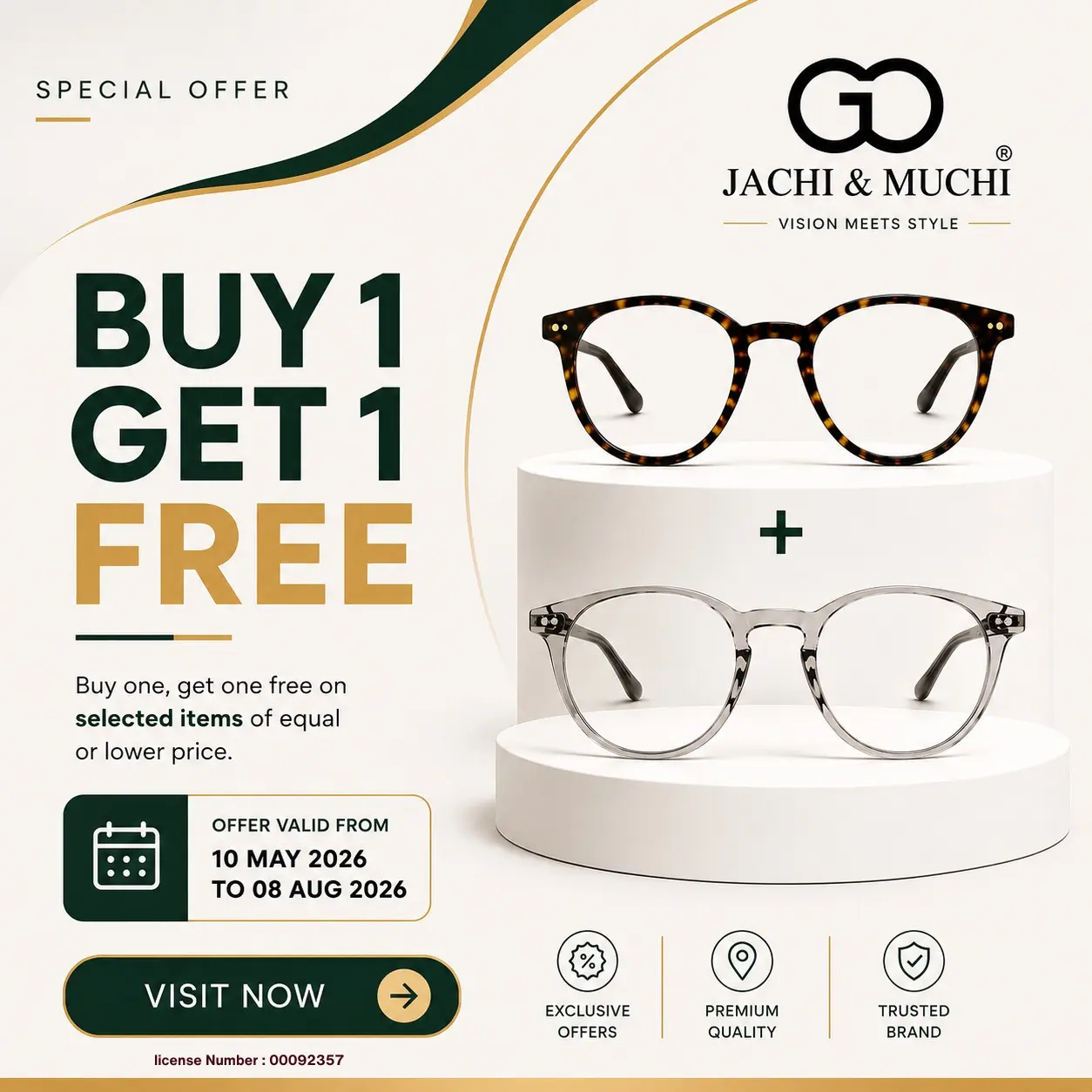 Buy 1 Get 1 FREE – Limited Time Eyewear Offer 👓