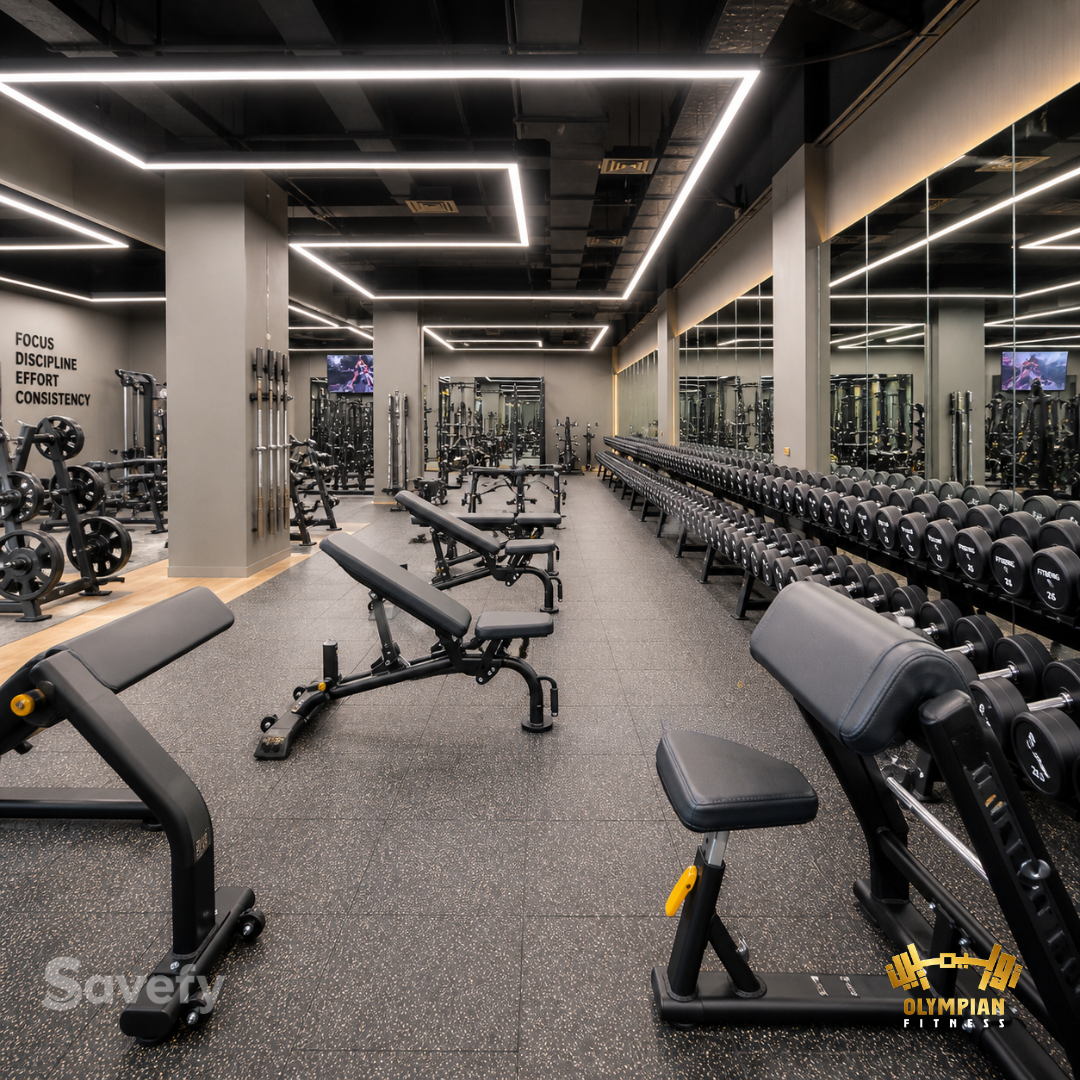 Olympian Fitness is a luxury gym in Al Wakrah, Qatar, known as one of the largest and most premium fitness centers in the area. - image 3