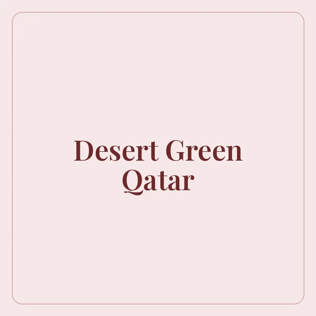 Desert Green Qatar